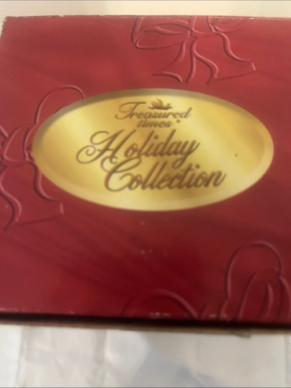 Treasured Times Holiday Collection Handpainted Moose Photo Tree  New in Box